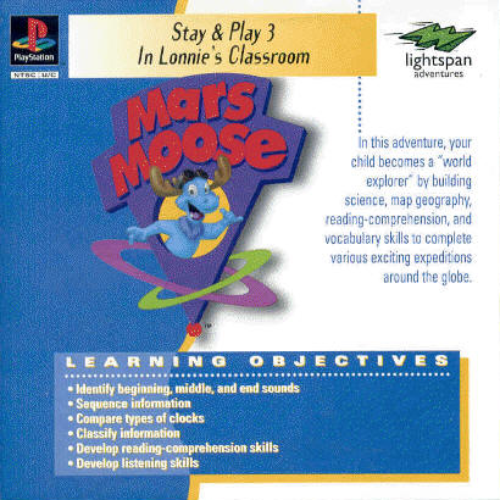 Mars Moose Stay and Play 3 - In Lonnies Classroom (USA) Cover